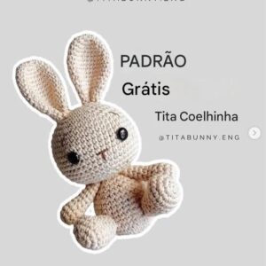 Receita de amigurumi gratuita - Coelha Tita