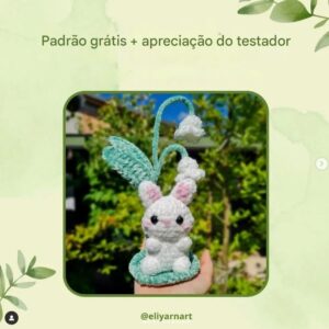 Receita de amigurumi gratuita - Coelhinho