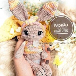 Receita de amigurumi gratuita - Coelhita