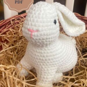 Receita de amigurumi em PDF - Coelho Bebê
