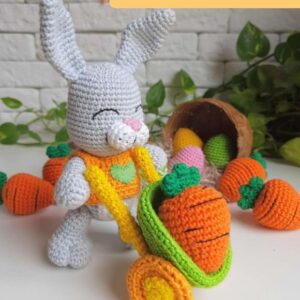 Receita de Amigurumi em pdf - Tulio o Coelho