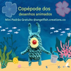 Receita de amigurumi gratuita - Copepode