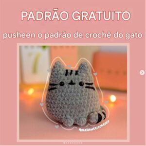 Receita de amigurumi gratuita - Gatinho