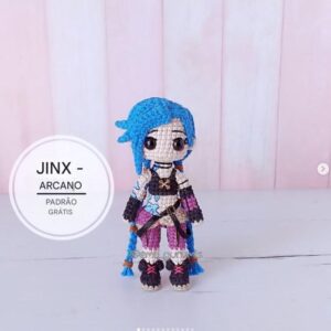 Receita de amigurumi gratuita - Jinx