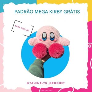 Receita de amigurumi gratuita - kirby