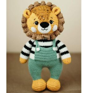 Receita de Amigurumi em pdf - Alex o Leão