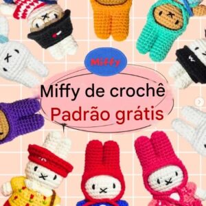 Receita de amigurumi gratuita  - Miffy coelho