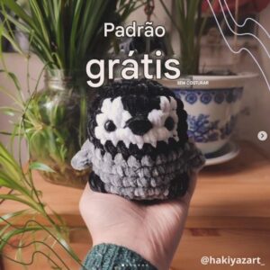 Receita de amigurumi gratuita - Pinguim