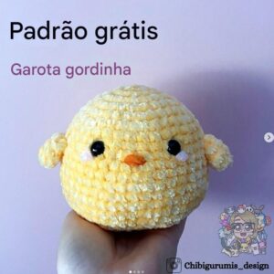 Receita de amigurumi gratuita - Pintinho
