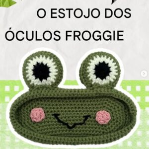 Receita de amigurumi gratuito - Porta óculos sapinho