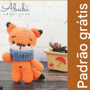 Receita de amigurumi gratuita - Raposinha
