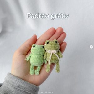 Receita de amigurumi gratuita - Sapinhos