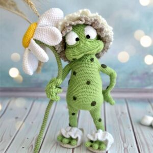 Receita de Amigurumi em pdf -Sapo Engraçado