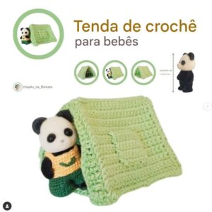 Receita de Crochê  gratuita - Tenda para Bebês