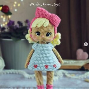 Receita de amigurumi gratuita - Boneca Tina