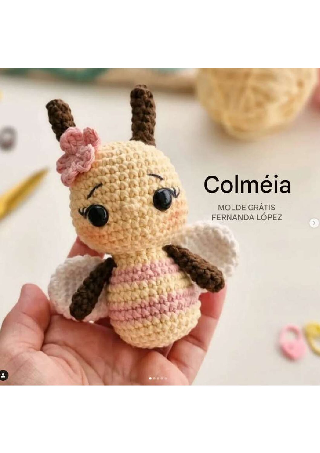 Receita de amigurumi gratuita - Colméia