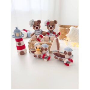 Receita de amigurumi em PDF - Ebook Aventuras no Mar