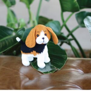 Receita de Amigurumi em PDF - Tony o Beagle