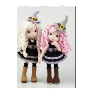 Receita de amigurumi em PDF - Bruxinha Angela