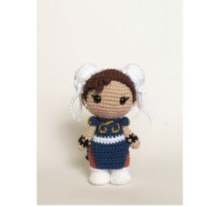 Receita de amigurumi em PDF - Chun li
