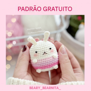 Receita de amigurumi gratuita - Coelhinha