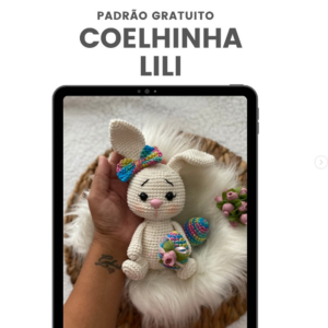 Receita de amigurumi gratuita - Coelha Lili