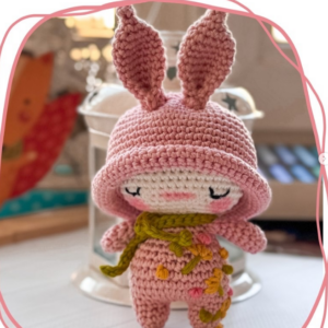 Receita de amigurumi gratuita - Coelhinha