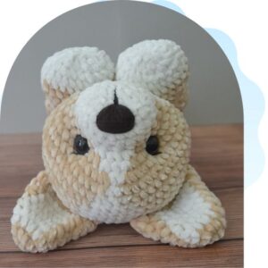 Receita de amigurumi em PDF - Biscoitozinho, o Corgi