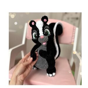 Receita de amigurumi em PDF - Gambá