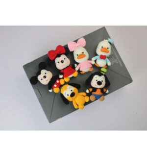 Receita de amigurumi em PDF - Mickey e amigos