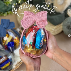 Receita de amigurumi gratuita - Ovo de páscoa de crochê