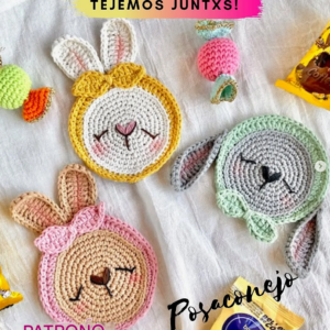 Receita de amigurumi gratuita - Porta copo coelho
