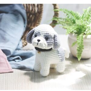 Receita de amigurumi em PDF - o Shih Tzu