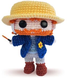 Receita de amigurumi em PDF - Van Gogh