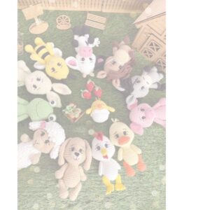 Receita de amigurumi em PDF - Baby fazendinha