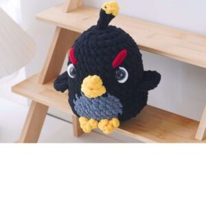 Receita de amigurumi em PDF - Bomba Angry Bird