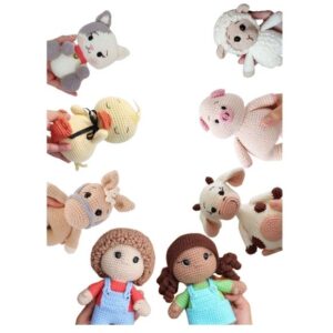 Receita de amigurumi em PDF - Caminho da Roça