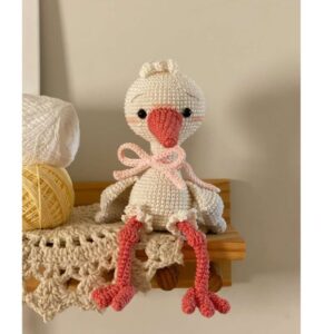 Receita de amigurumi em PDF - Cegonha