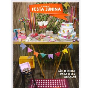 Receita de amigurumis em PDF - E-book Festa Junina
