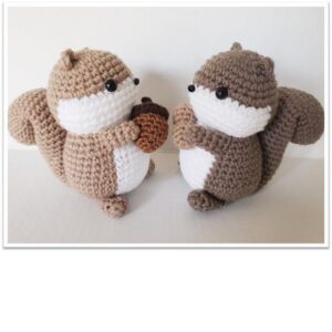 Receita de amigurumi em PDF - Esquilo