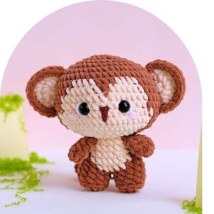 Receita de amigurumi em PDF - Macaco Bebê
