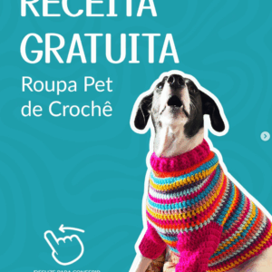 Receita de amigurumi gratuita - Roupa para Pet