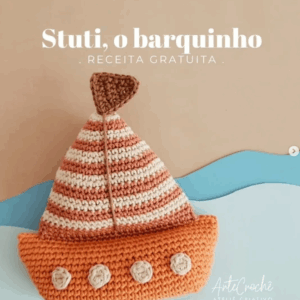 Receita de amigurumi gratuita - Barquinho