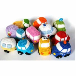 Receita de amigurumi em PDF - Carros