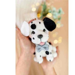 Receita de amigurumi em PDF - Dálmata