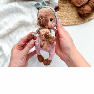Receita de amigurumi em PDF - Lea a Capivara