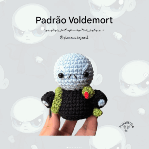 Receita de amigurumi gratuita - Lord Voldemort