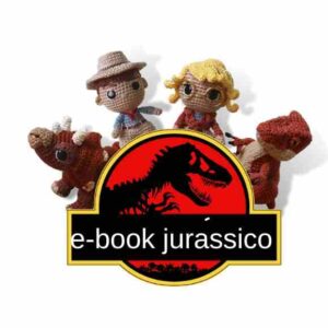 Receita de amigurumi em PDF - E-book Jurassico
