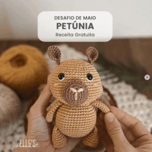 Receita de amigurumi gratuita - Petunia