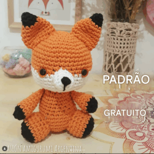 Receita de amigurumi gratuita - Raposa